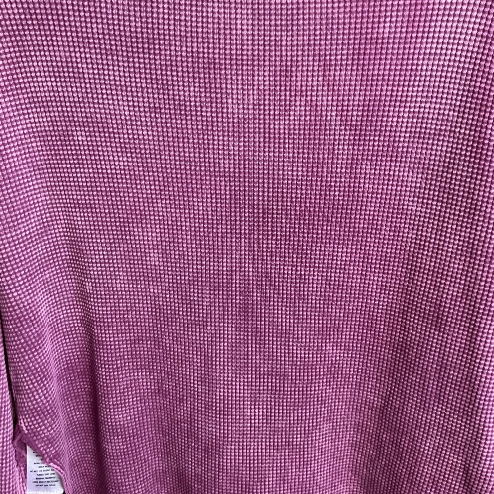 Betsy Johnson Womens Medium Waffle Textured Thermal Graphic Long‎ Sleeve Top - Picture 8 of 9